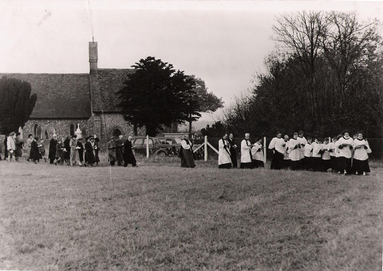 1948 - Consecration of Churchyard - 13th Nov - Annie WatermanVerger
